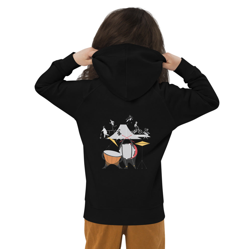 Children's sweater with a hood PERCUSSION INSTRUMENTS