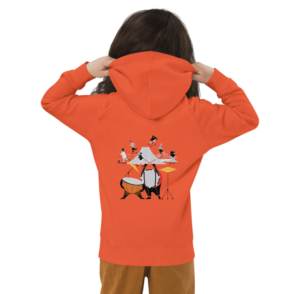 Children's sweater with a hood PERCUSSION INSTRUMENTS